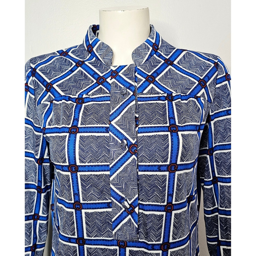 Vintage 1970s Novelty Buckle Print Dress